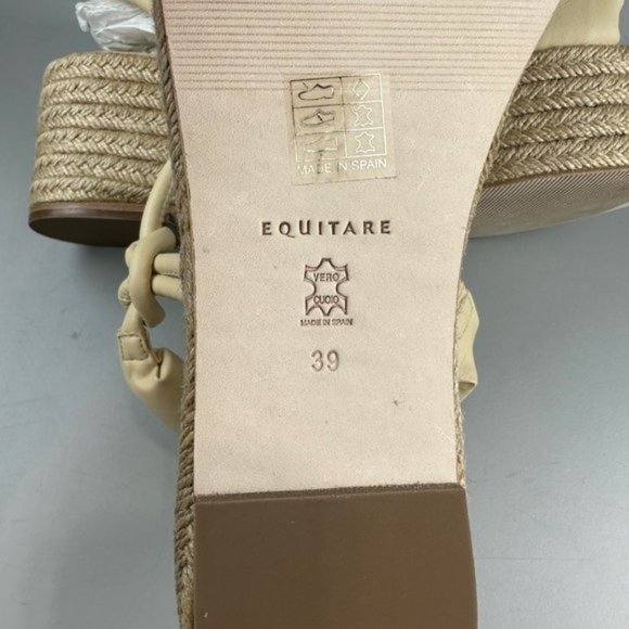 Equitare Kinga Espadrille Sandal in Cream - Picture 10 of 12